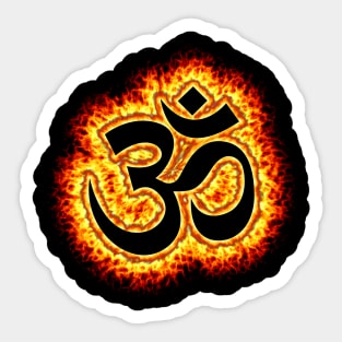 Om fire symbol Sticker